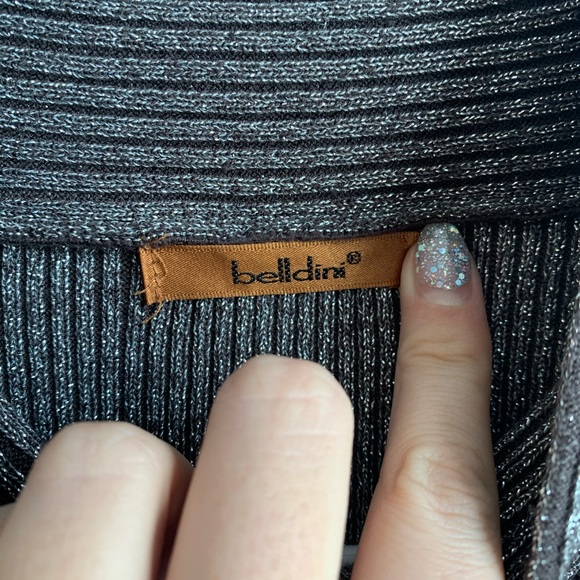 Belldini Gray Sparkle and Rhinestone Zipper Jacket - Picture 5 of 6